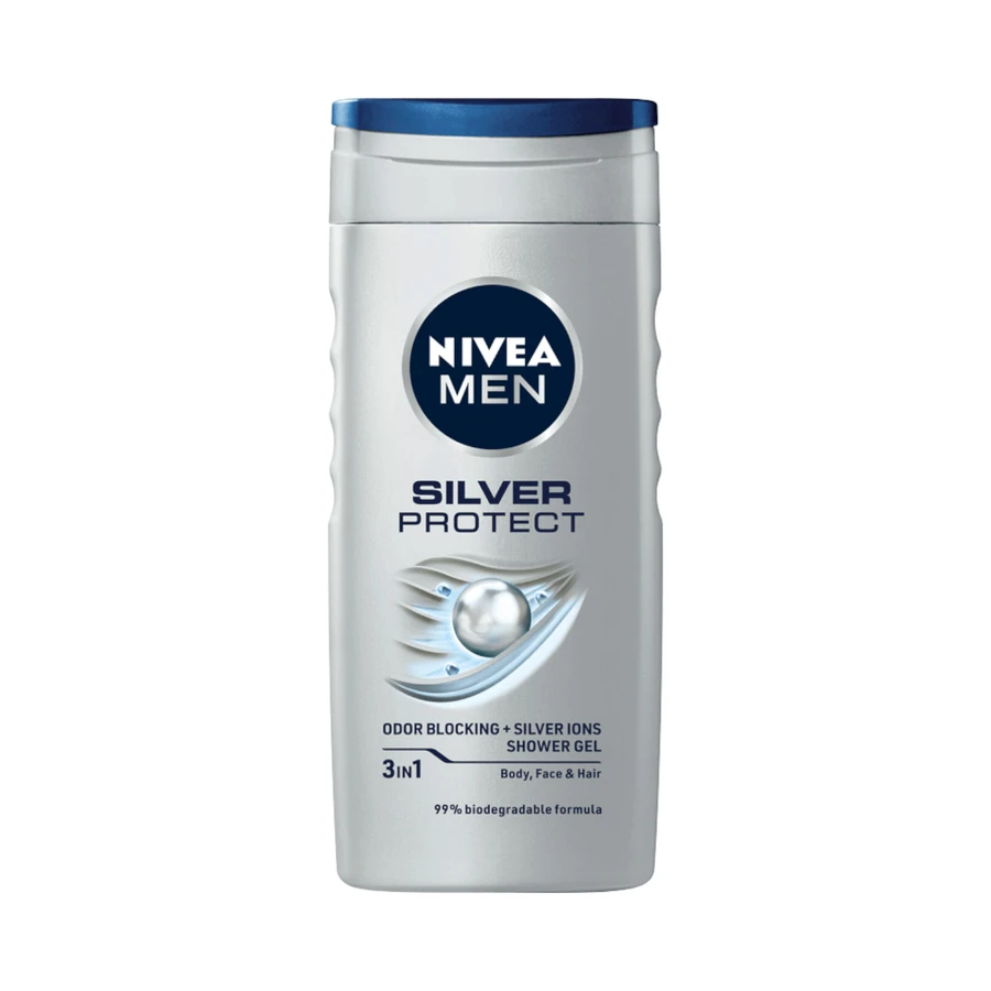Набір Nivea Men Silver Control, Бальзам після гоління, антибактеріальний, 100 мл + антиперспірант-ролик, 48 годин, 50 мл + гель-душ 3в1 для обличчя, тіла та волосся, 250 мл: ціни та характеристики