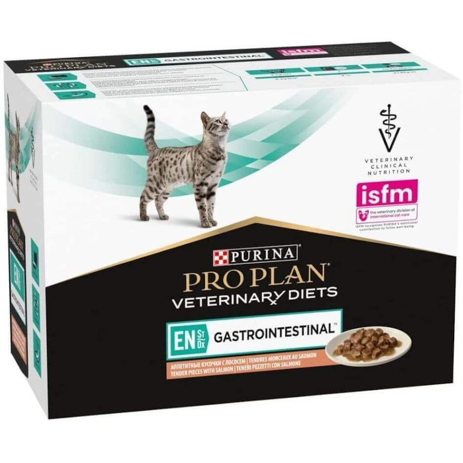 Purina PPVD Feline - EN Gastrointinal Лосось капсулы 10 x 85 г: цены и характеристики