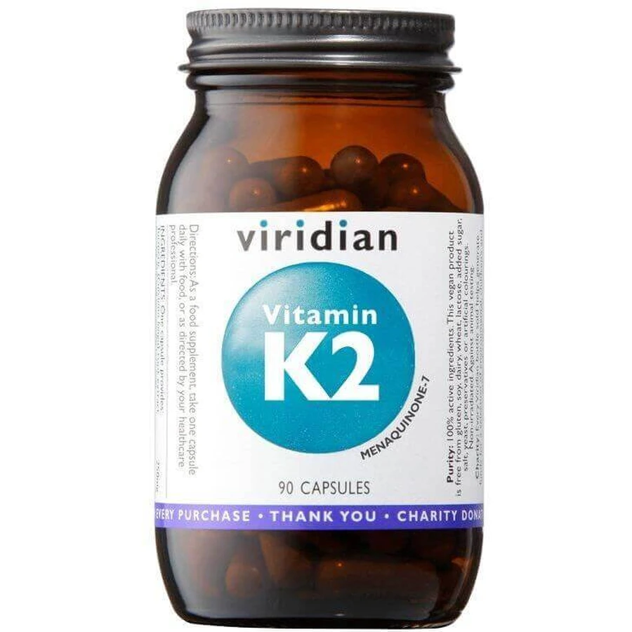 Viridian Вітамін К2, 90 капсул: ціни та характеристики