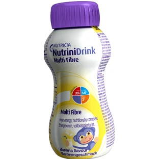 Жидкая смесь Nutricia Nutridrink Multi Fiber с банановым вкусом, 200 мл
