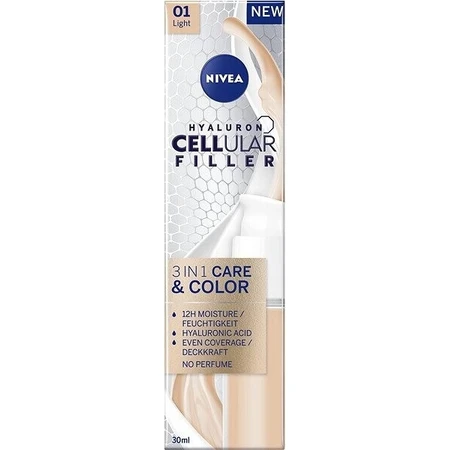 NIVEA Cellular Color&Care Bright 1×30 мл, тонирующий крем: цены и характеристики