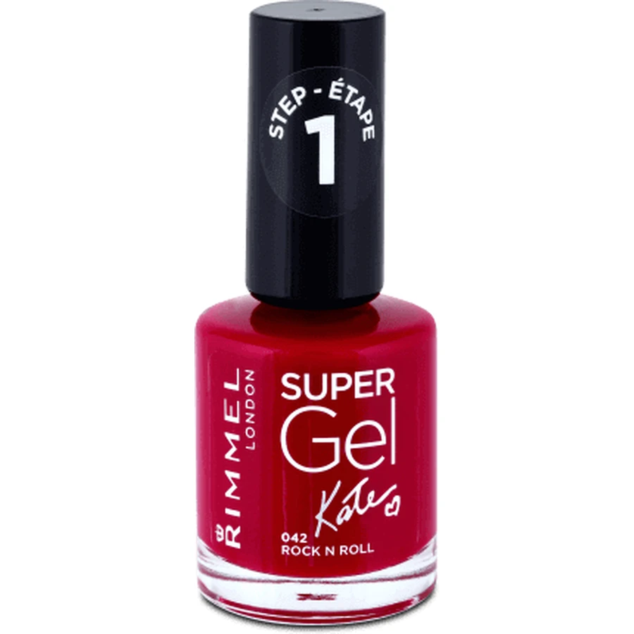 Rimmel London Super Gel Nail Polish 042 Rock N Roll, 12 мл: ціни та характеристики