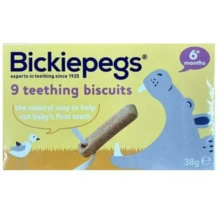 Печиво Bickiepegs при прорізуванні зубів, натуральне, з 6 місяців, 38 г
