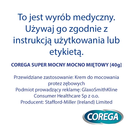 Corega Frisch, фиксирующий крем для зубных протезов, сильный миф, 40 г: цены и характеристики