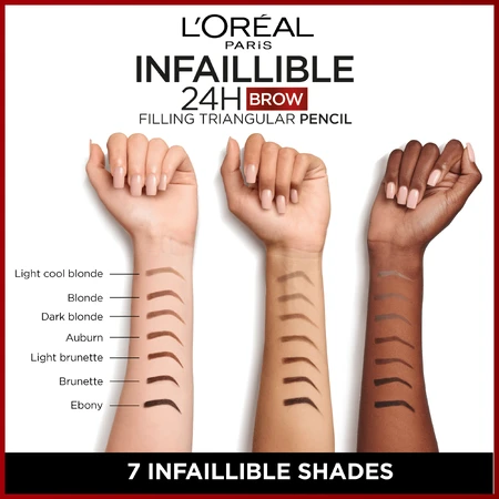 L'Oréal Paris Infaillible Brows 24H Filling Triangular Pencil 03 Brunette Карандаш для бровей: цены и характеристики