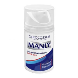 Manly Мужской гель после бритья с алоэ вера, 75 мл, Gerocossen