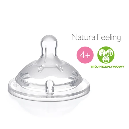 Chicco, NaturalFeeling соска для бутылочек 4м+, регулируемый поток, после 4 месяцев, 2 шт.: цены и характеристики