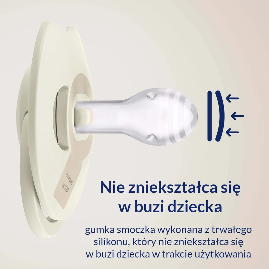 Lovi Prime, пустушка, силіконова, динамічна, кокос/слонова кістка, 34/402, 6-18 місяців, 2 муляжі: ціни та характеристики