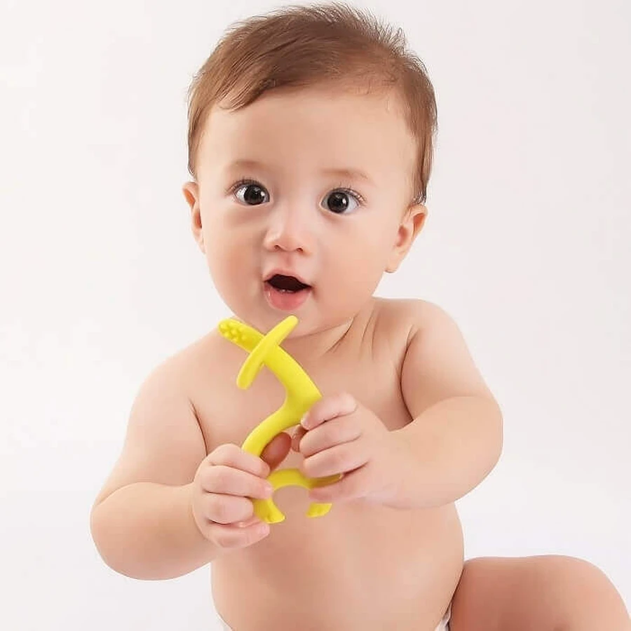 Mombella, прорезыватель, Танцующий слон, лимон, с 3 месяцев, 1 штука: цены и характеристики