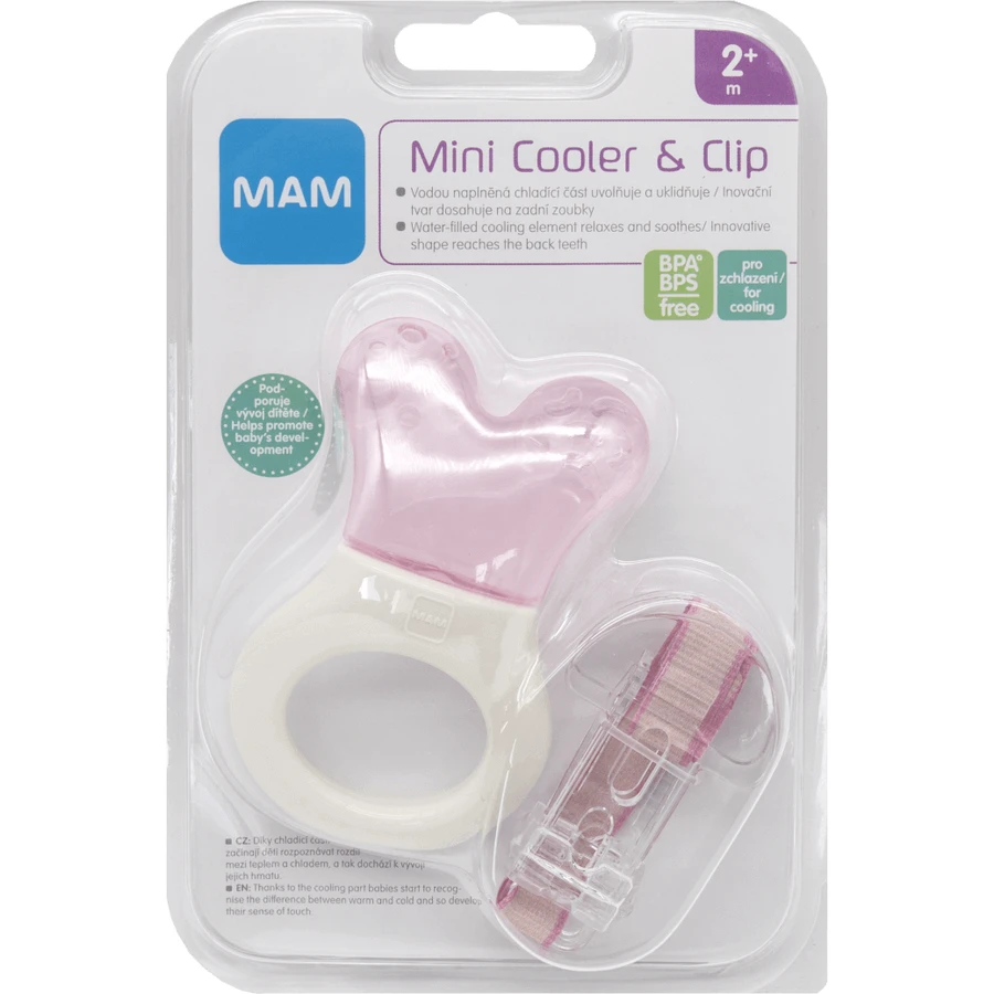 MAM Mini Cooler&Clip 2+ Прорізувач для зубів з ременем, інструкція: ціни та характеристики