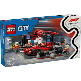 F1 Коробка і механіка з автомобілем Ferrari City, 60443, + 6 років, Lego