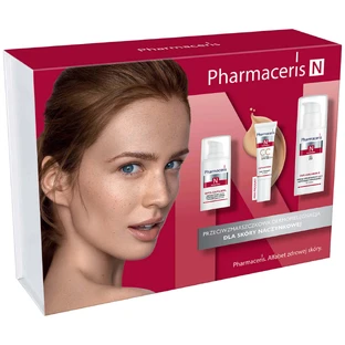 Pharmaceris N Capi-Hialuron-C, дермо-структурний коригуючий крем, SPF 20, 50 мл + Opti-Capilari, крем для повік, 15 мл + Capilar-Tone CC, тональний крем, SPF 30, 15 мл