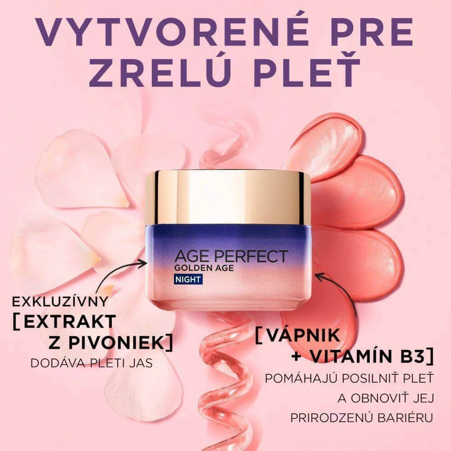 L'Oréal Paris Age Perfect Golden Age, Нічний крем 50 мл: ціни та характеристики