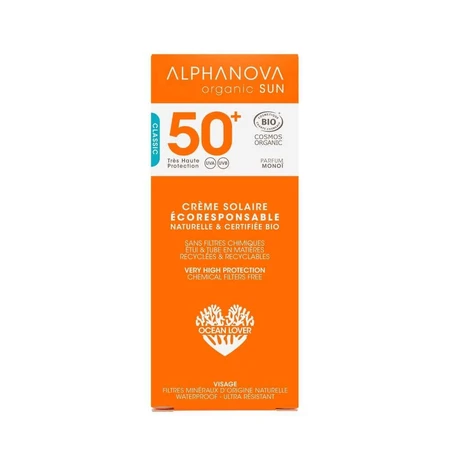 Alphanova Sun Bio, солнцезащитный крем, гипоаллергенный, SPF 50, 50 г.: цены и характеристики