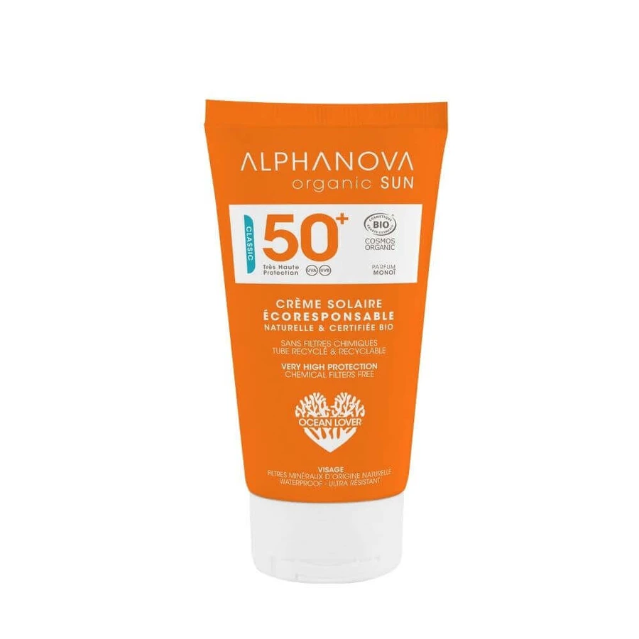 Alphanova Sun Bio, солнцезащитный крем, гипоаллергенный, SPF 50, 50 г.: цены и характеристики