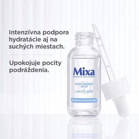 Mixa Гіалуронова кислота + молочна кислота, зволожуюча сироватка для обличчя 30 мл: ціни та характеристики