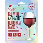 RED WINE ANTI-AGING HOLOGRAM MASK 1×1 шт, антивікова маска: ціни та характеристики