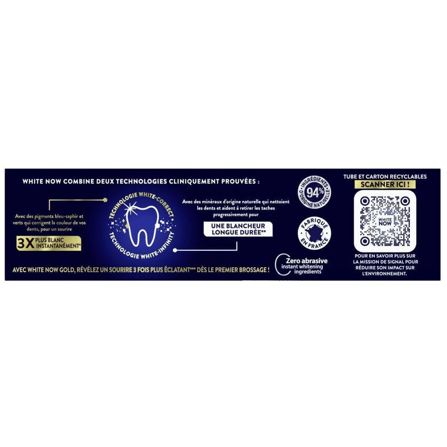 Зубная паста Signal White Now Gold 75 мл: цены и характеристики