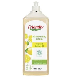 Засіб Friendly Organic для миття посуду з лимонним ароматом, 1000 мл
