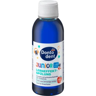 Детский индикатор зубного налета Dontodent Junior со вкусом яблока 200 мл