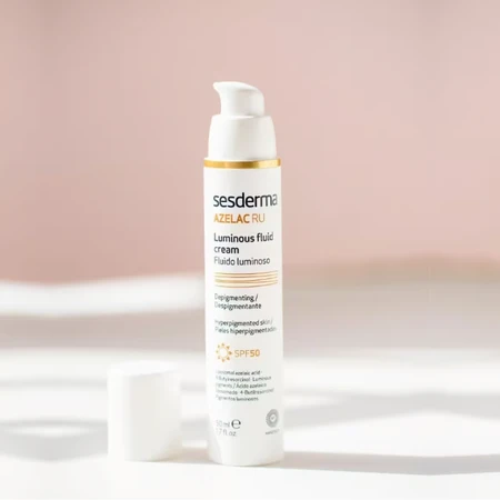 Эмульсия для лица SesDerma Laboratories Azelac Luminous Fluid Cream, осветляющая, 50 мл: цены и характеристики