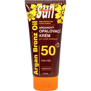 Vivaco SUN Аргановый солнцезащитный крем OF50 туба 100 мл