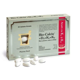 Био-Кальций + D3+K1+K2 Pharma Nord Bio-Calciu+D3+K1+K2, 30 таблеток