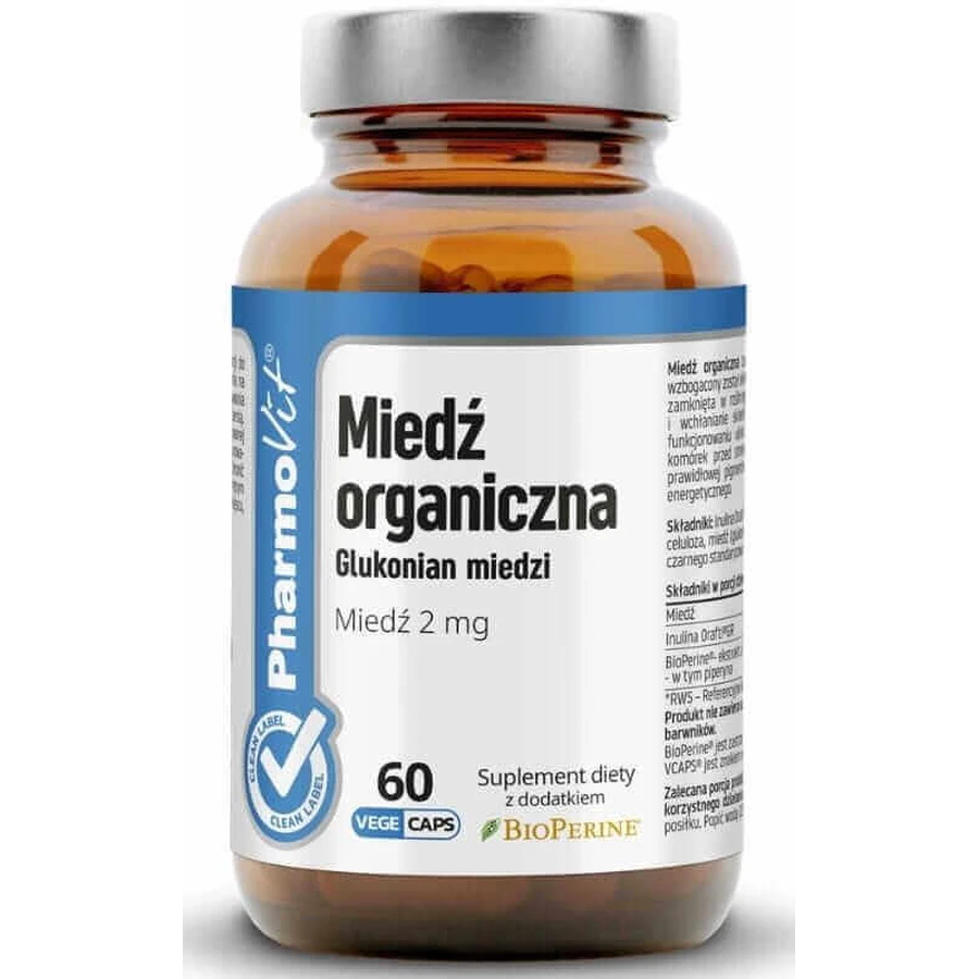 Мид органический 60 капсул PharmoVit Clean Label: цены и характеристики