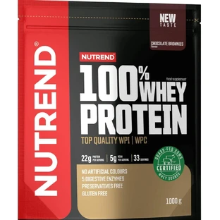 Nutrend 100% сироватковий протеїн шоколад / брауні 1000 г