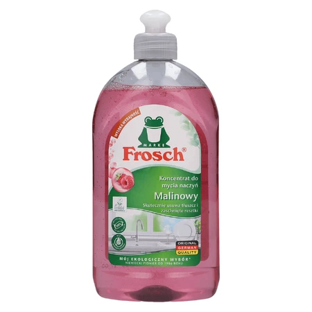 Frosch, концентрат для мытья посуды, малина, 500 мл: цены и характеристики