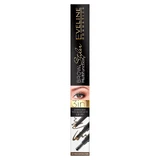 Багатофункціональний олівець для брів 3 в 1 Eveline Cosmetics Brow Styler Multifunction 3in1 01 Medium Brown, 1 шт.
