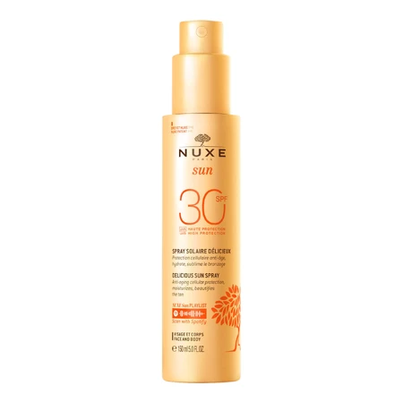 Nuxe Sun, лосьон для загара лица и тела, спрей, SPF 30, 150 мл: цены и характеристики