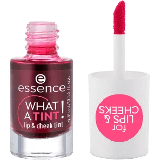 Essence WHAT A TINT! Помада для губ и щек 01 Kiss From A Rose, 4,9 мл