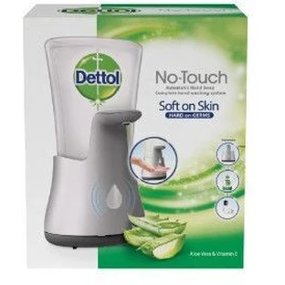 Безконтактний дозатор мила Dettol + алое вера та вітамін Е 250 мл