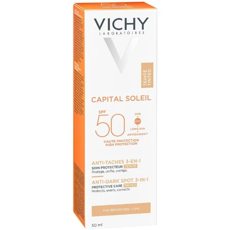 Крем Vichy Capital Soleil ANTI-DARK SPOTS SPF 50+ R18 50 мл: ціни та характеристики