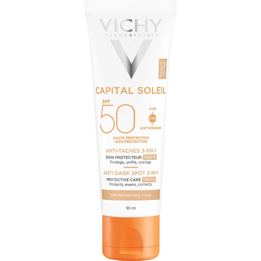 Крем Vichy Capital Soleil ANTI-DARK SPOTS SPF 50+ R18 50 мл: ціни та характеристики
