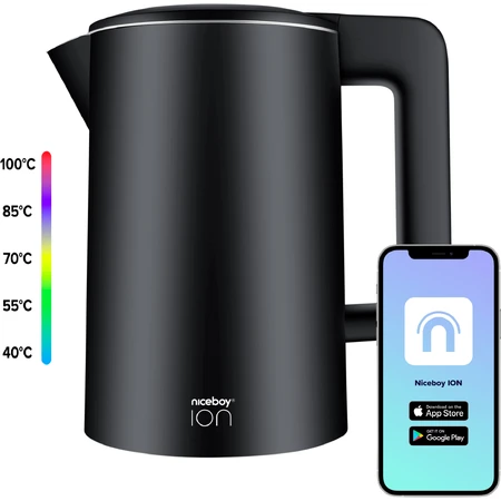 Чайник Niceboy ION SmartKettle Onyx Black: ціни та характеристики