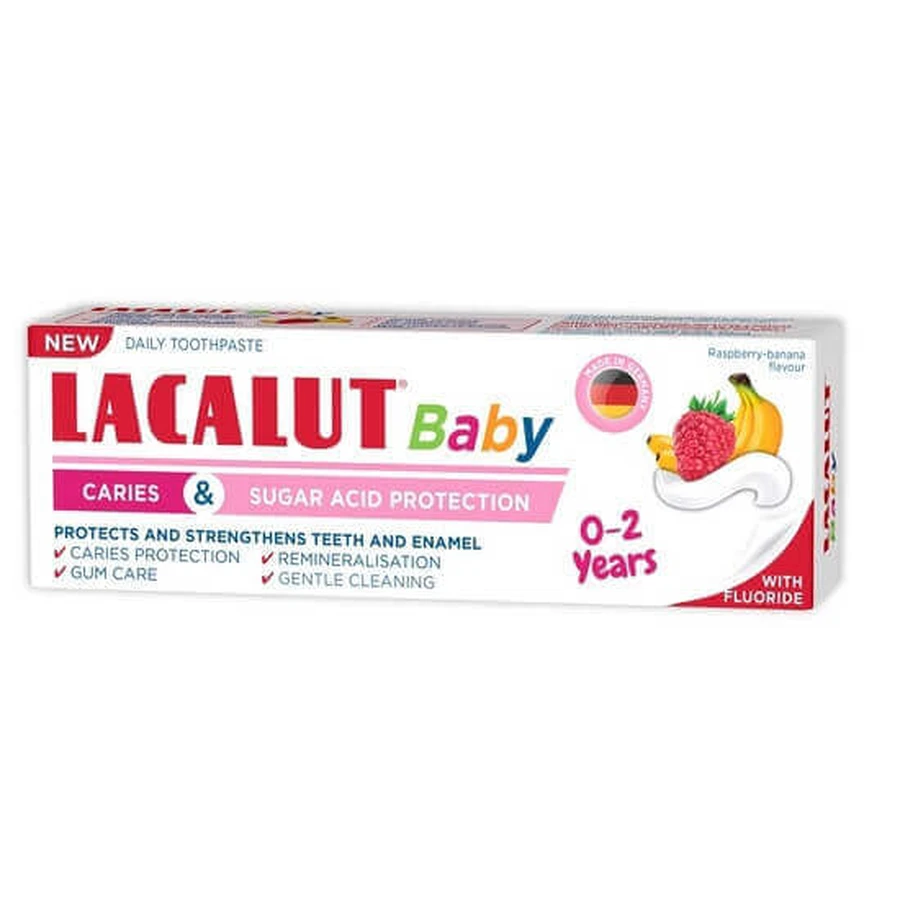 Зубная паста 0-2 года Lacalut Baby , 55 мл, Theiss Naturwaren: цены и характеристики