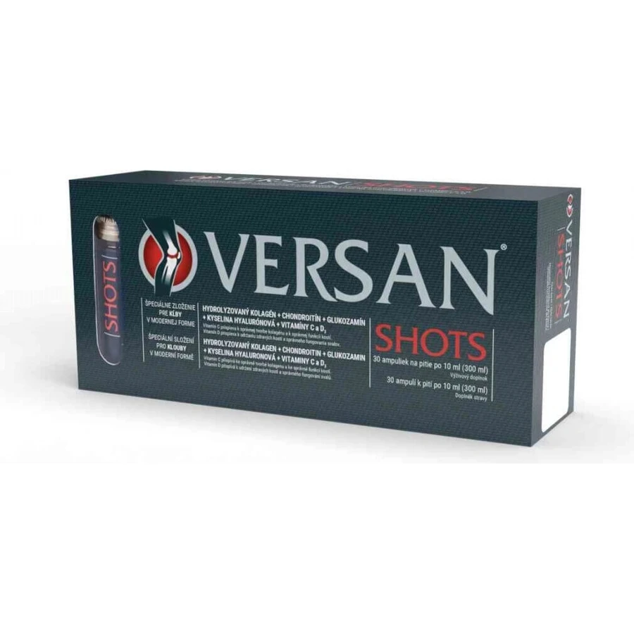 VERSAN SHOTS 30x10 мл 30×10 мл, пищевая добавка для опорно-двигательного аппарата: цены и характеристики