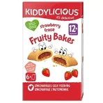 Печиво полуничне, 6 х 22 г, Kiddylicious: ціни та характеристики