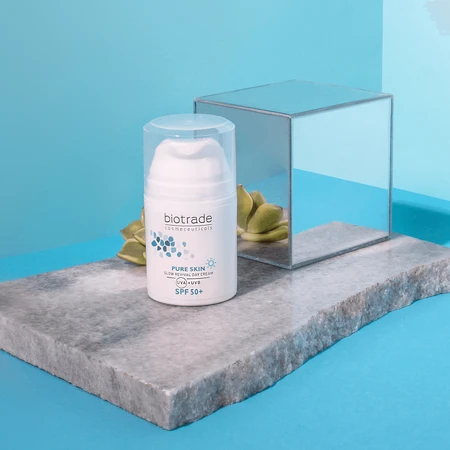 Крем для лица Biotrade Pure Skin SPF50 с ниацинамидом и гиалуроновой кислотой, 50 мл: цены и характеристики