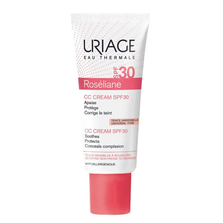 Крем для обличчя Uriage Roseliane CC SPF30, 40 мл: ціни та характеристики