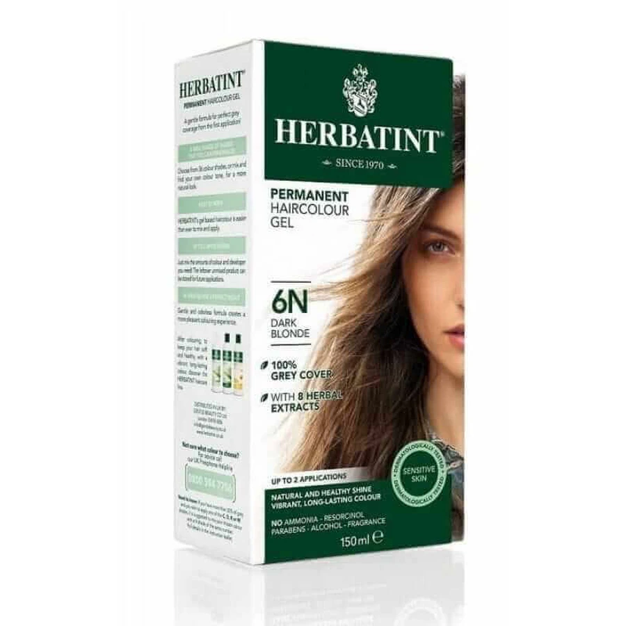 Перманентний барвник Herbatint Темний блонд 6N: ціни та характеристики