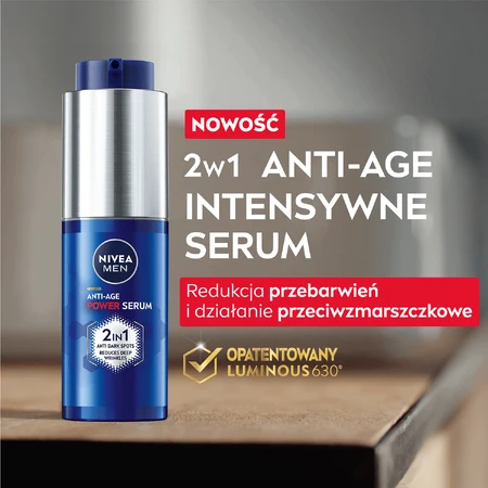 Nivea Men Anti-Age Power Сироватка 2в1 проти знебарвлення, 30мл, Nivea Men Anti-Age Power Сироватка 2в1 проти знебарвлення, 30мл: ціни та характеристики