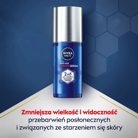 Nivea Men Anti-Age Power Сироватка 2в1 проти знебарвлення, 30мл, Nivea Men Anti-Age Power Сироватка 2в1 проти знебарвлення, 30мл: ціни та характеристики