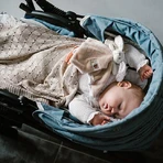 BabyOno Natural Bamboo, вязаное одеяло, бамбук, бежевый, 75 см x 100 см: цены и характеристики