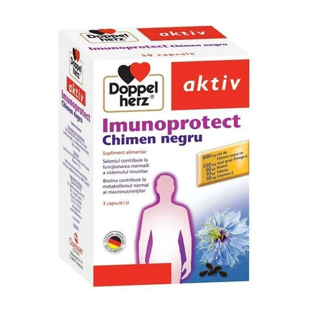Doppelherz Imunoprotect aktiv Чорний кмин, 50 капсул: ціни та характеристики