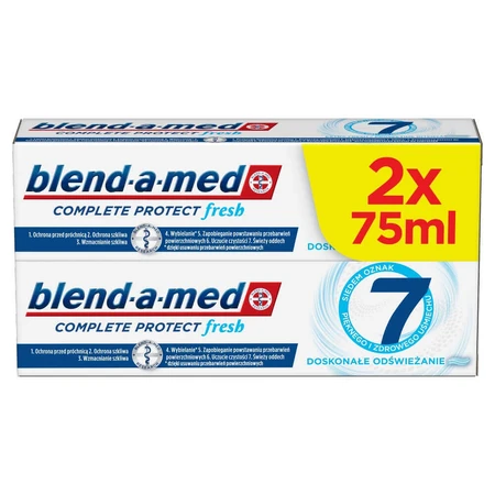 Blend-a-med Complete Protect 7, зубная паста, Extra Fresh, 2 x 75 мл: цены и характеристики