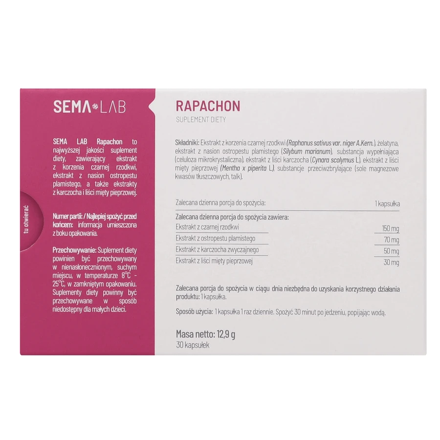 SEMA Lab Рапачон, 30 капсул: цены и характеристики
