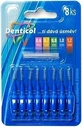 Denticol розмір 1 мм, міжзубна щітка з плоскою ручкою 1×8 шт, міжзубна щітка